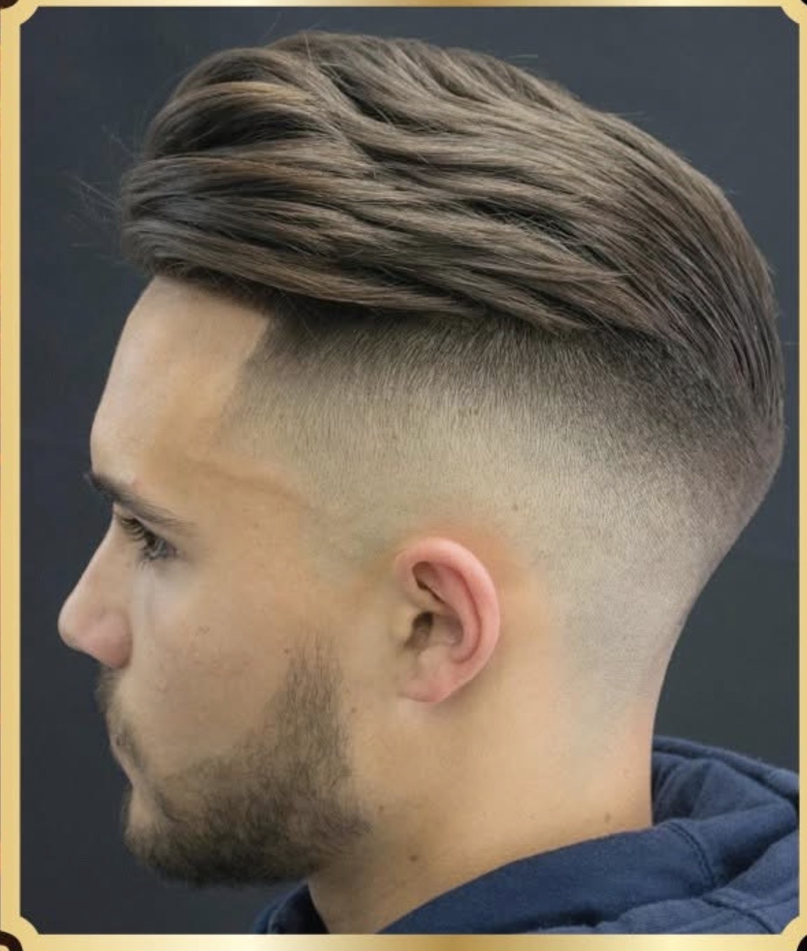 Modern fade haircut